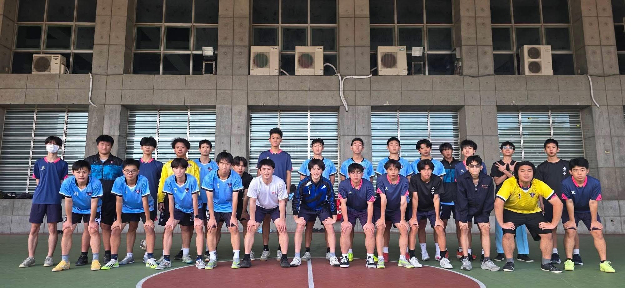 日本交換生來台切磋球技，臨近結束時大合影